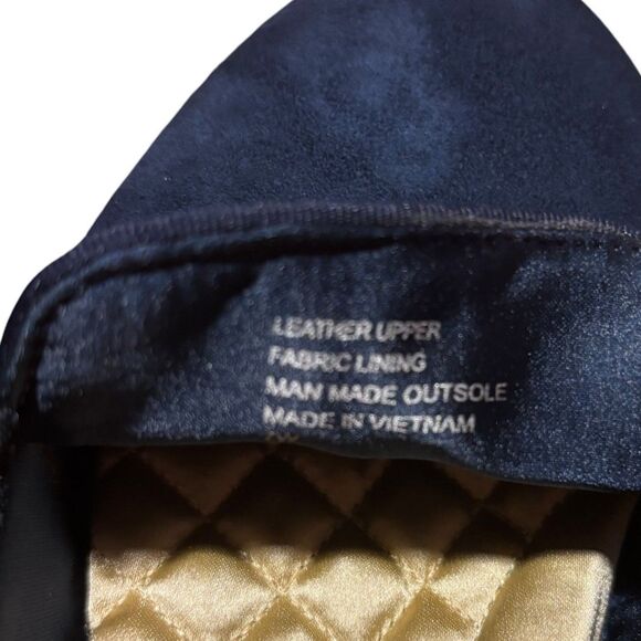 Birdies The Starling Loafer in Navy Velvet - Size 7W - Picture 7 of 7